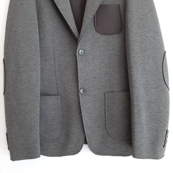PROJEK RAW / Luxe Heathered Comfort Stretch Deconstructed Blazer Jacket Men's M - Picture 3 of 15
